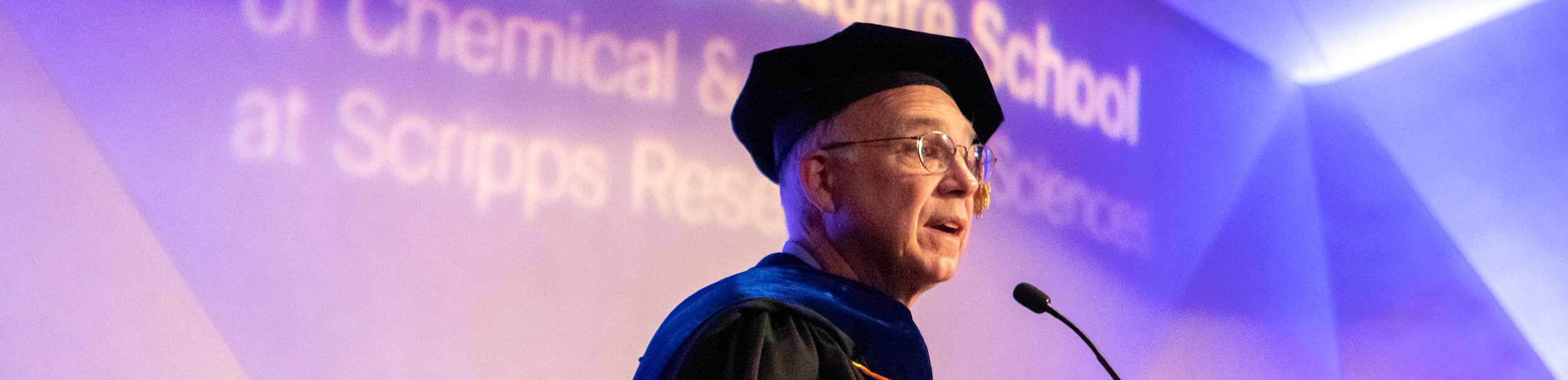 Speaker at a graduation